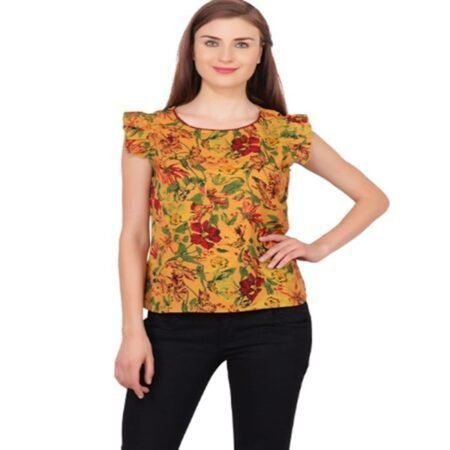 Women's Fancy Round Neck Top