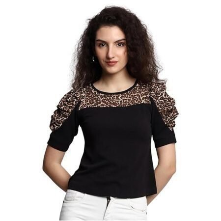 Women's Cool And Casual Round-Neck Top