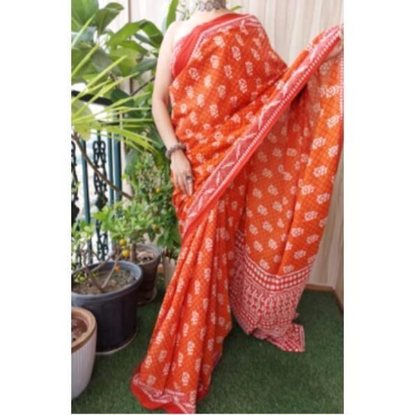 Women's Printed Cotton Sarees