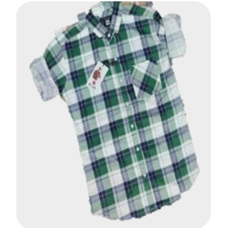 Men's Trendy Ruff Boys Collared Check Shirt