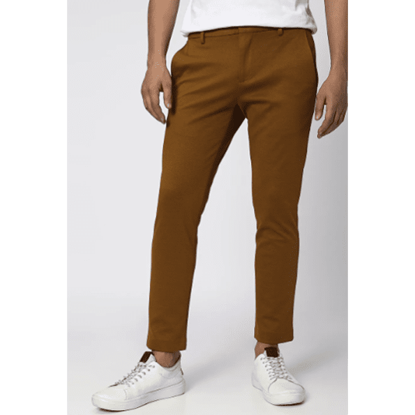 Men's Cool Relaxed Slim Fit Easy Wash Trousers