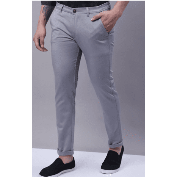 Men's Fancy Relaxed Slim Fit Easy Wash Trousers