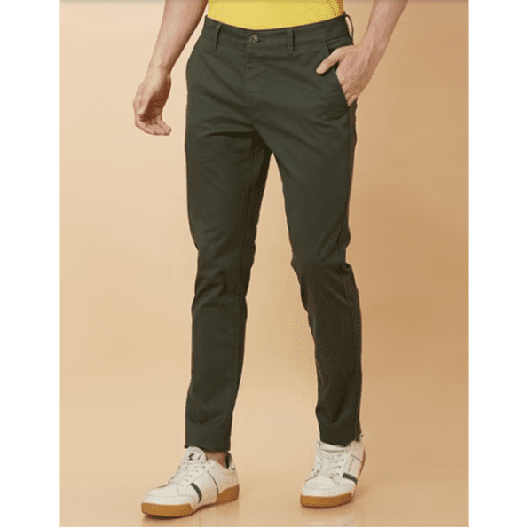 Men's Stylish Relaxed Slim Fit Easy Wash Trousers