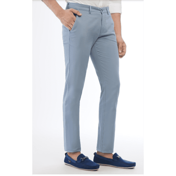 Men's Cool Relaxed Slim Fit Easy Wash Trousers