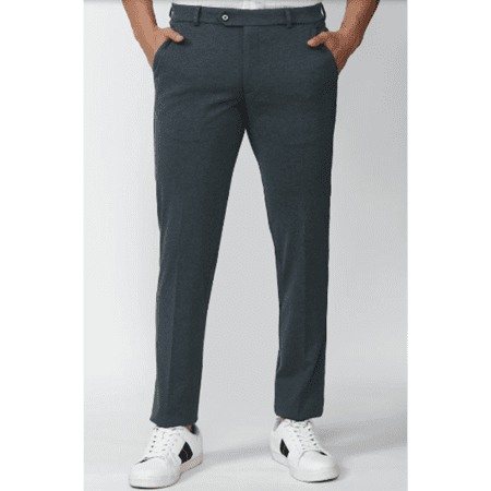 Men's Fancy Relaxed Slim Fit Easy Wash Trousers