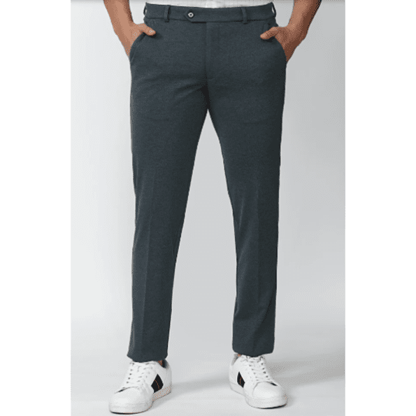 Men's Fancy Relaxed Slim Fit Easy Wash Trousers