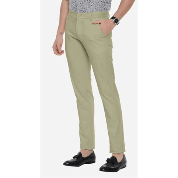 Men's Cool Relaxed Slim Fit Easy Wash Trousers