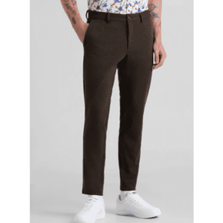 Men's Attractive Relaxed Slim Fit Easy Wash Trousers