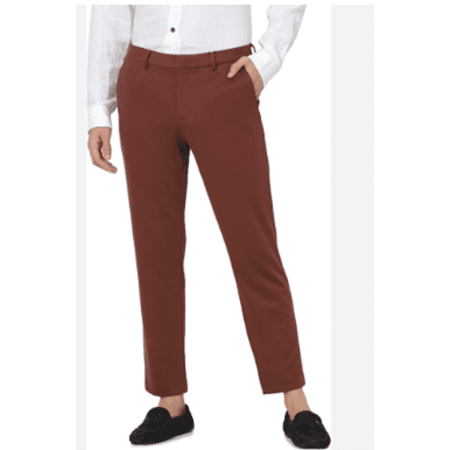 Men's Cool Relaxed Slim Fit Easy Wash Trousers