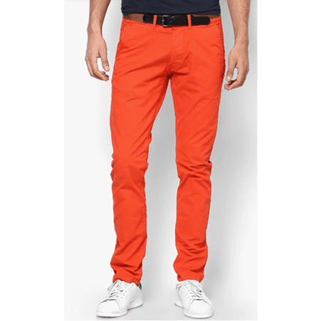 Men's Stylish Relaxed Slim Fit Easy Wash Trousers