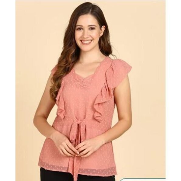 Women's Trendy And Casual V-Neck Top