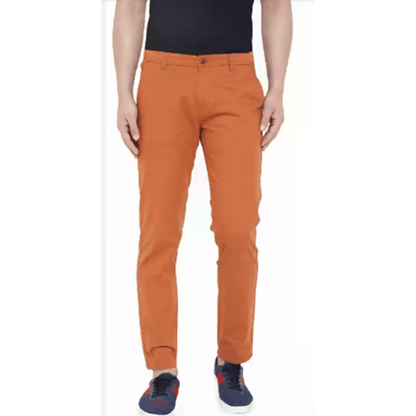 Men's Cool Relaxed Slim Fit Easy Wash Trousers