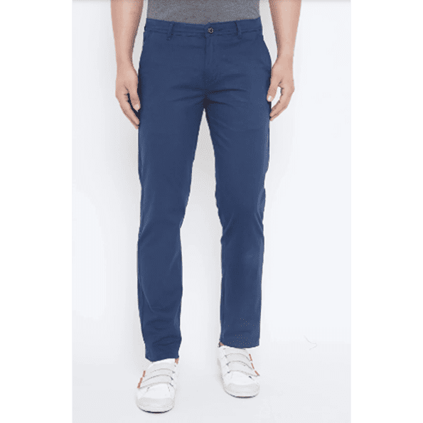 Men's Premium Relaxed Slim Fit Easy Wash Trousers