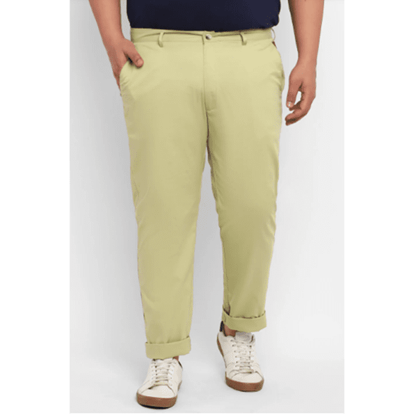 Men's Stylish Relaxed Slim Fit Easy Wash Trousers