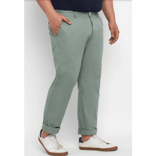 Men's Fancy Relaxed Slim Fit Easy Wash Trousers