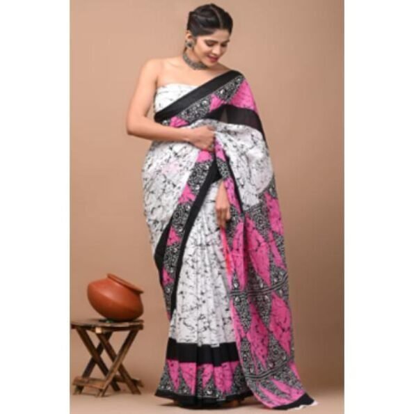 Women's Printed Cotton Sarees