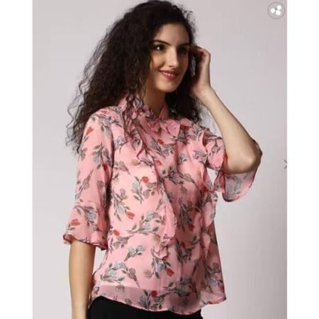 Women's Attractive And Casual Floral Print Top