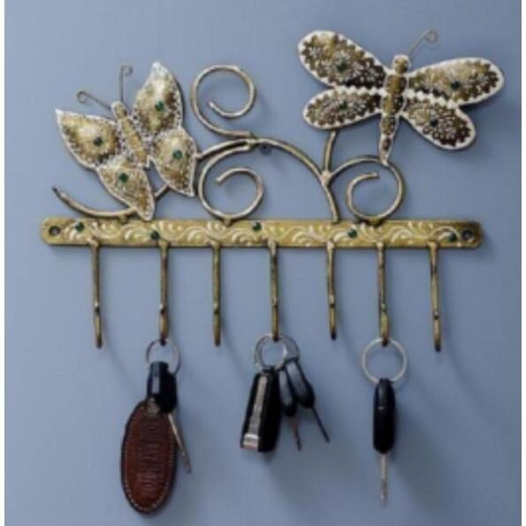 Unique Metal Butterfly Key Holder