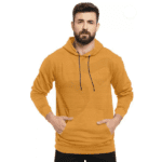 Men's Full Sleeve Fancy Solid Hooded Sweatshirt