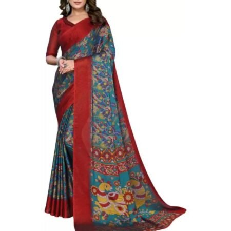 Women's Floral Printed Saree