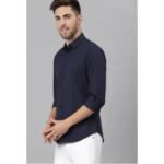 Men's Slim Fit Solid Formal Shirts