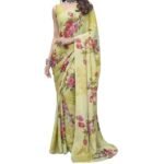 Women's Floral Printed Saree