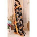 Women's Floral Printed Saree