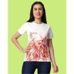 Women's Classy And Casual Regular Fit Graphic Printed T-Shirt