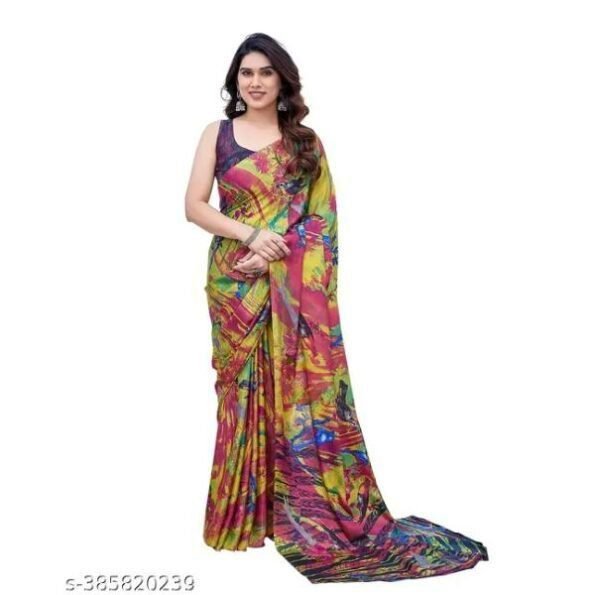 Women's Floral Printed Saree