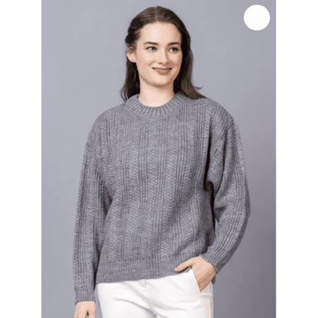 Women's Fancy Round Neck Sweater