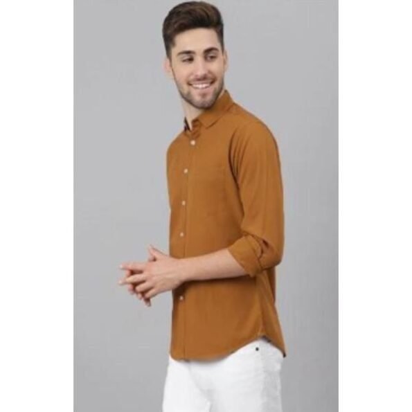 Men's Slim Fit Solid Formal Shirts