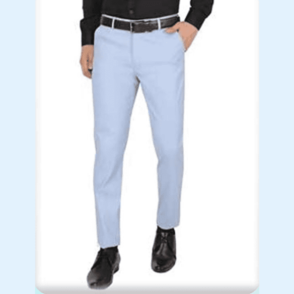 Men's Trendy Slim Fit Cotton Trousers