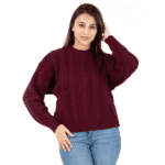 Women's Fancy Round Neck Sweater