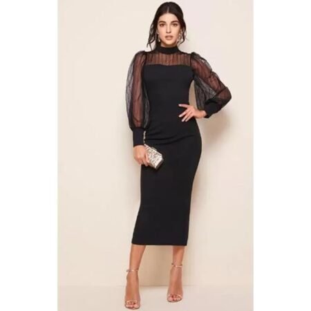 Women's Bodycon Black Dress