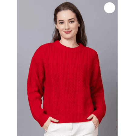 Women's Trendy Round Neck Sweater