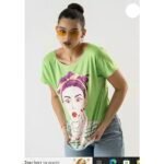 Women's Stylish And Casual Regular Fit Graphic Printed T-Shirt