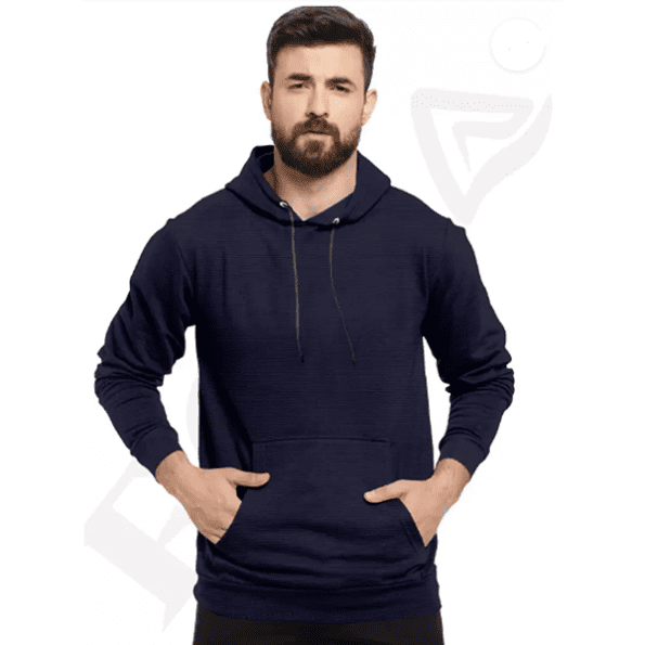 Men's Full Sleeve Stylish Solid Hooded Sweatshirt