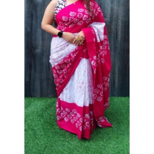 Women's Printed Cotton Sarees