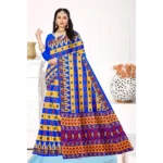 Women's Premium Cotton Printed Saree