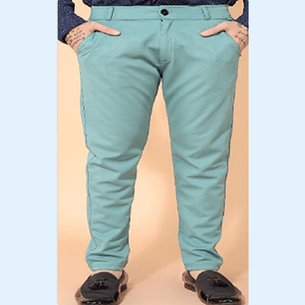 Men's Attractive Slim Fit Cotton Trousers