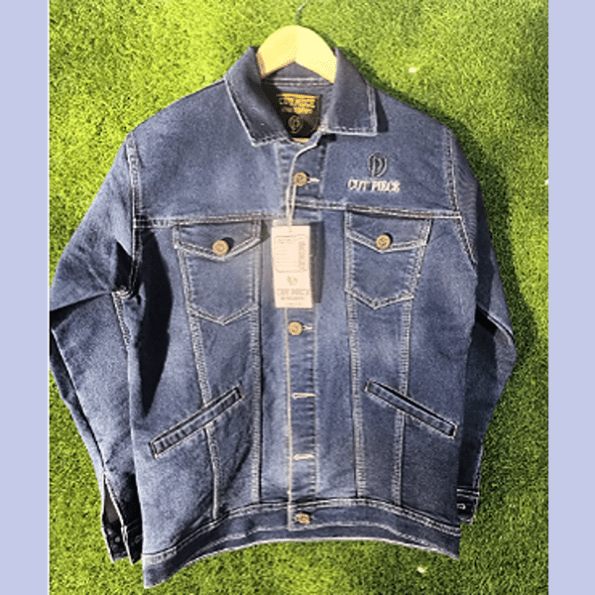 Men's Attractive Washed Regular Fit Stylish Denim Jacket