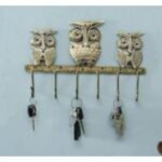 Unique Metal Owl Key Holder