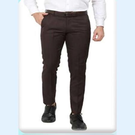 Men's Trendy Slim Fit Cotton Trousers