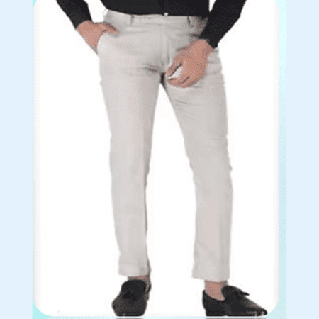 Men's Cool Slim Fit Cotton Trousers