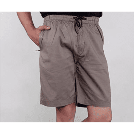 Men's Solid Grey Sports Shorts