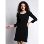 Women's Stylish Black Bodycon Dress