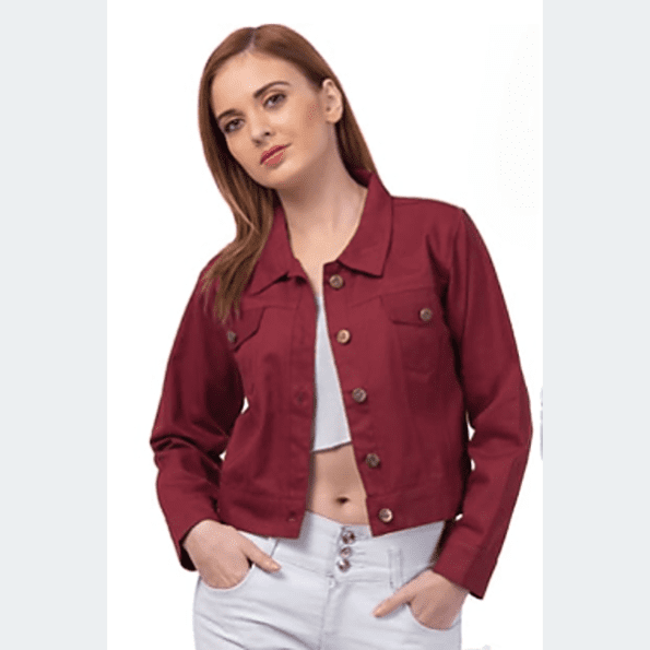 Women's Stylish Embellished Latest Denim Jacket