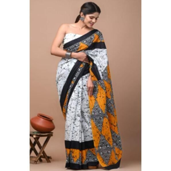 Women's Printed Cotton Sarees