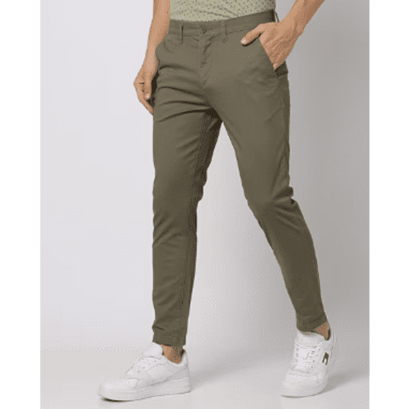 Men's Trendy Relaxed Slim Fit Easy Wash Trousers