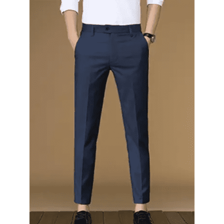 Men's Cool Relaxed Slim Fit Easy Wash Trousers